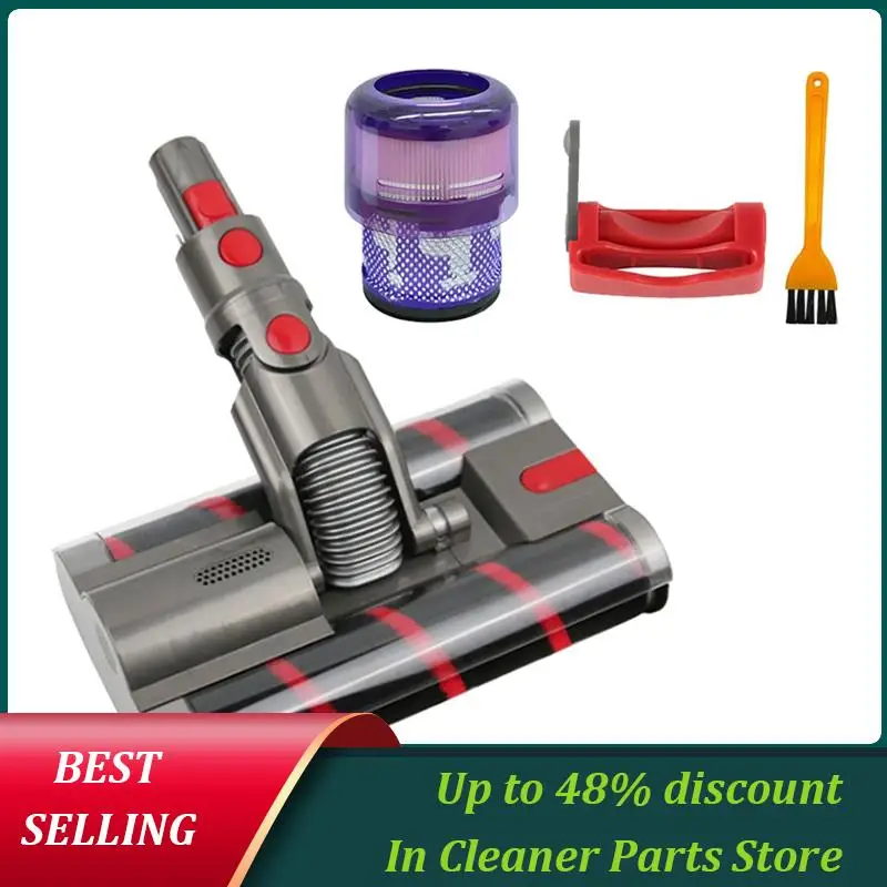 

Satisfied Double Roller Brush+SV19 Filter+Switch Lock For Dyson SV19 OMNI-GLIDE Vacuum Head Replacement Soft Roller Cleaner Head