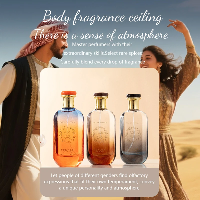 

Men's Arabian Eau de Parfum - Long Lasting Woody Musk Fragrance Alcohol Based Perfume 3.4oz Bottle Valentine's Gift
