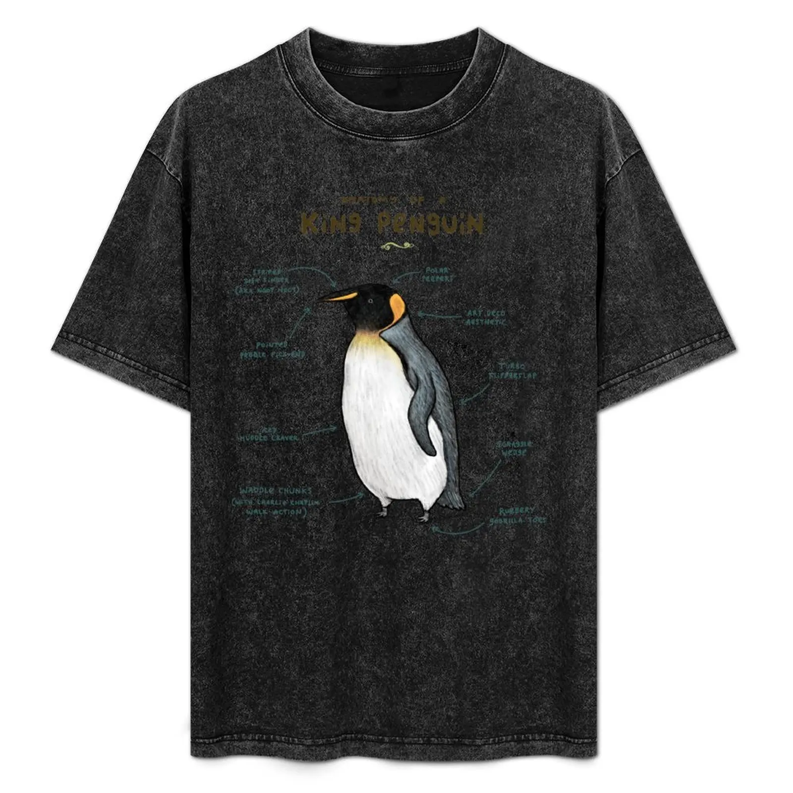 

Anatomy of a King Penguin T-Shirt Classic Basic Casual T-Shirt