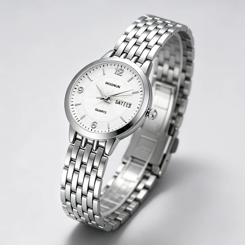 Fashion Casual Watches Women Ladies Watches  Full Steel Auto Date Quartz Wristwatches For Women Relogio Feminino Reloj Mujer