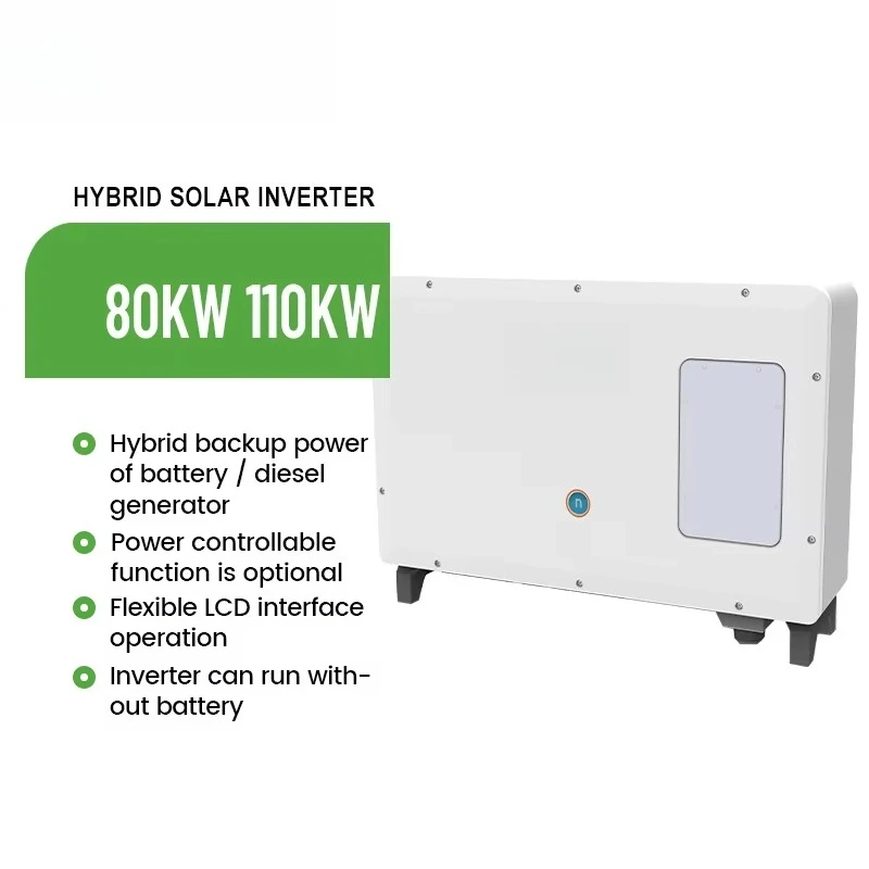 Factory's Best-selling High-efficiency Three-phase Photovoltaic Inverter 400V Output 10-Year Warranty Boasts 98.7% Efficiency