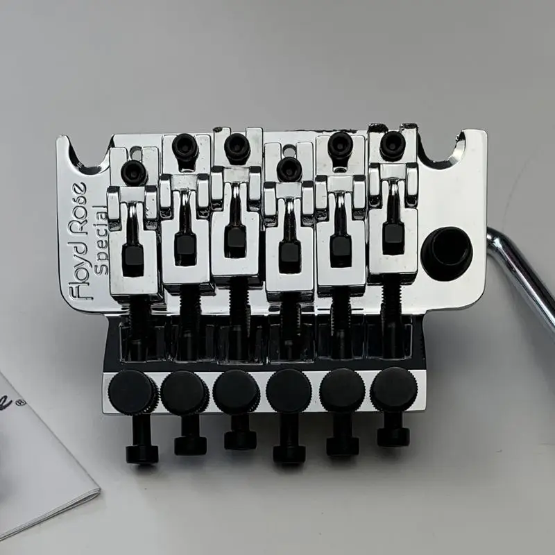 

Floyd Rose Special Electric Guitar Locking Tremolo System Bridge FRTS1000 Silver With R2/R3 Nut Chrome