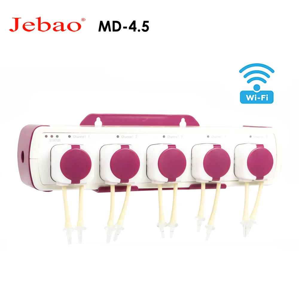Jebao Jecod Smart Doser MD-4.5 WLAN Manuelle Steuerung Aquarium Automatische Dosierpumpe für Korallenriff-Aquarien