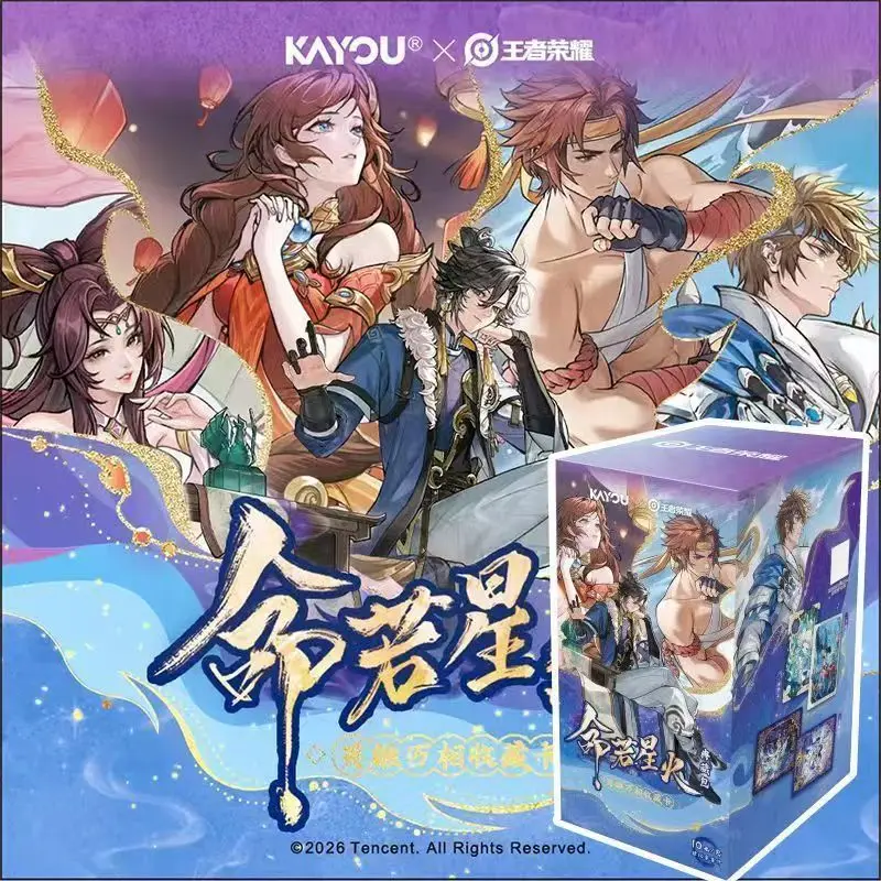 KAYOU Honor of Kings Cards Hero Wanxiang Series Fate Is Like A Spark Vol.2 Anime Character Peripheral Collection Card Kids Gifts
