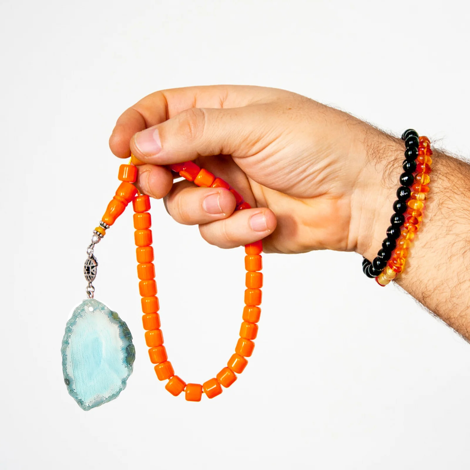 

15Pcs Colorful Dyed Natural Agate Slices Pendant Drilled Holes for DIY Wedding Centerpieces Wind Bell Lighting Accessories