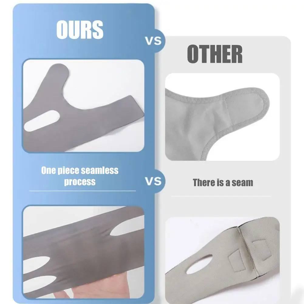 1 stücke Einstellbare Gesicht Abnehmen Strap Kiefer Strap Jawline Shaper Kinn Strap V Linie Gesicht Abnehmen Lifting Maske für schlaf Maske