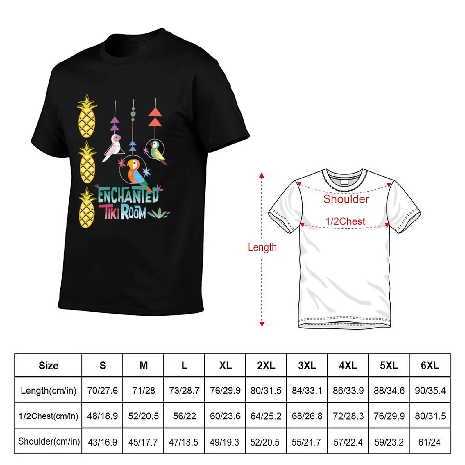 Enchanted Tiki Room T-Shirt Holiday Party T-Shirt for Men