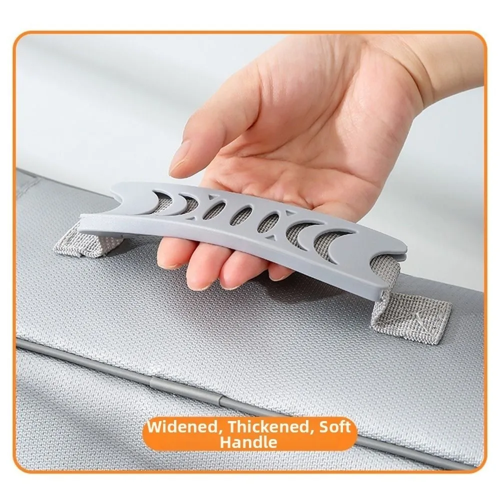Waterproof Fireproof Document Bag Multi-Layer Large Capacity Portable Passport Case Multi-Functional Zipper Closure