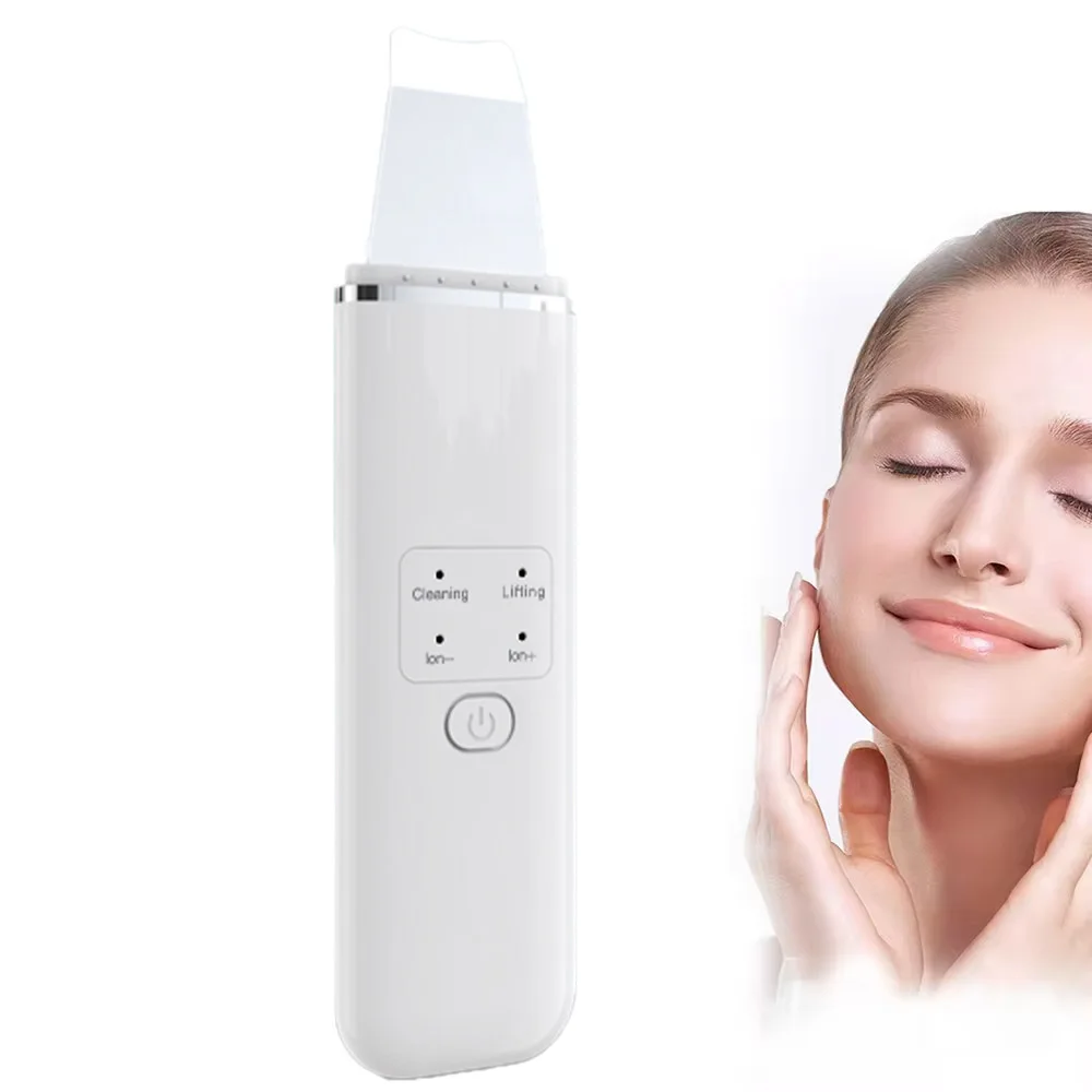 

2025 New Facial Skin Scraper and Facial Skin Spatula Ultrasonic Facial Exfoliator Skin Scraper Beauty Machine