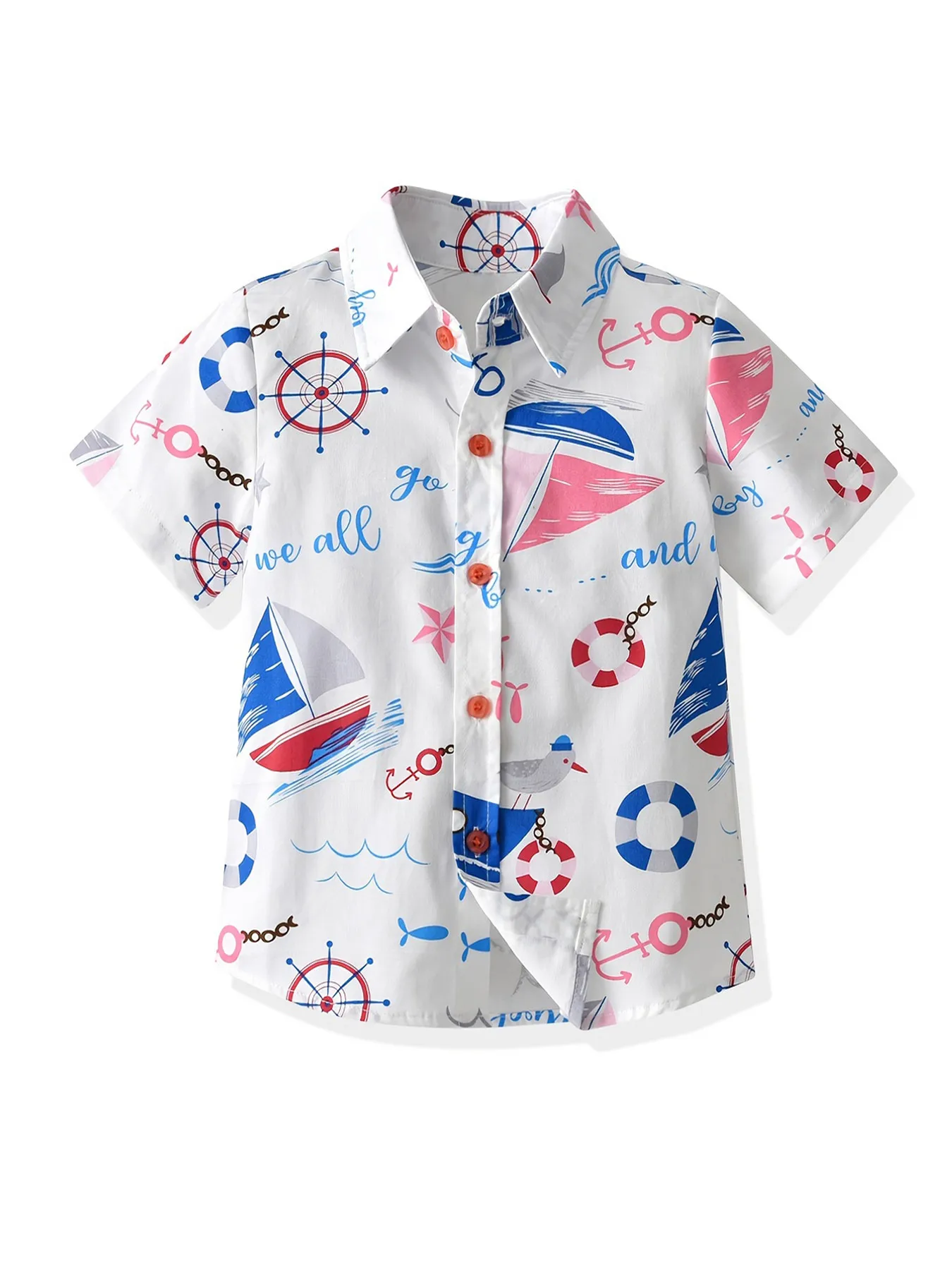 Pineapple Print Kids Clothes Boys Creative Stylish Shirt Cool Short Sleeve Lapel Shirt Tops Boys Clothes for Summer Outdoor