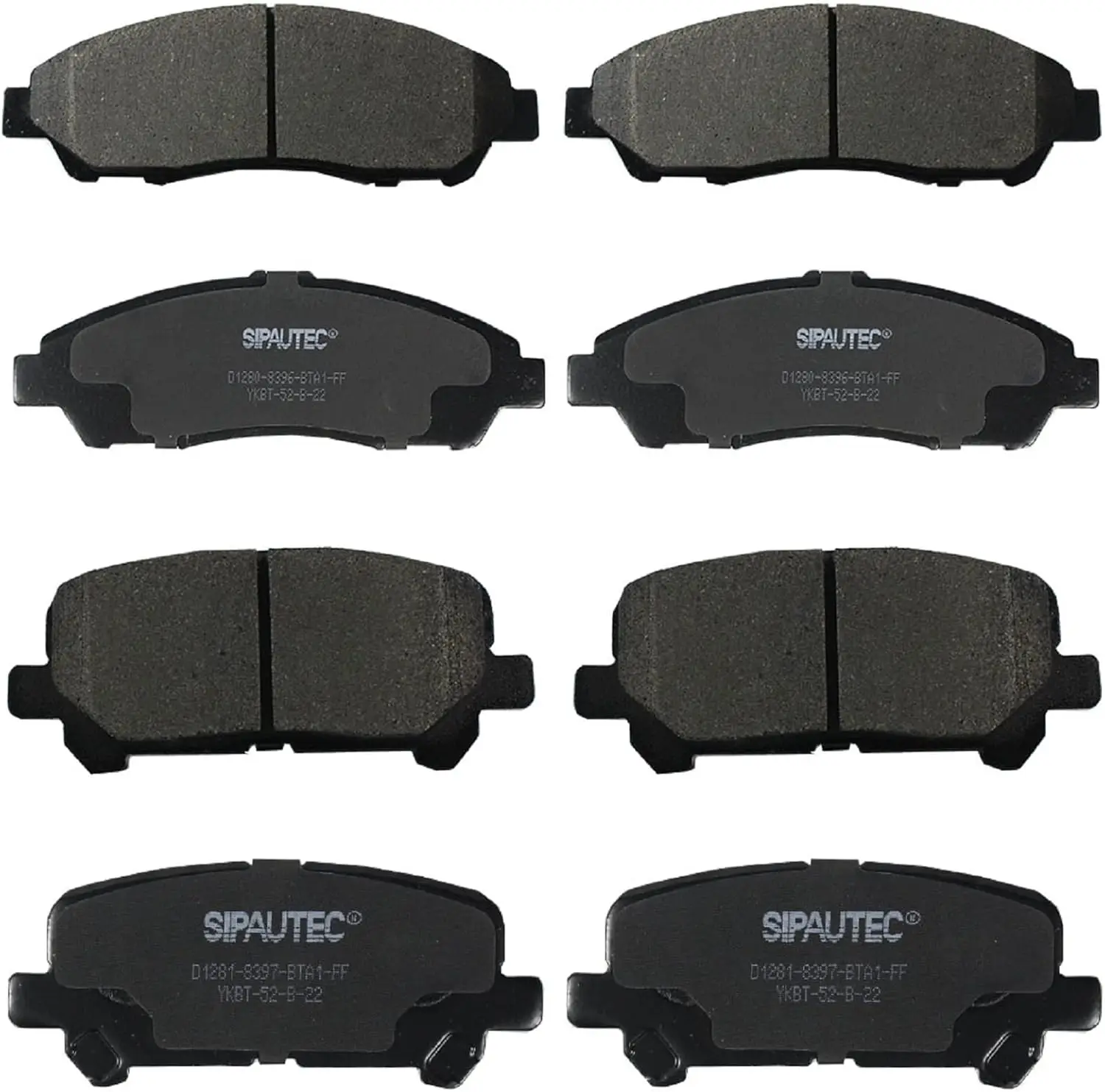 

Ceramic Brake Pads for Honda Pilot, Ridgeline, Acura MDX - Low Dust, Quiet, High Performance