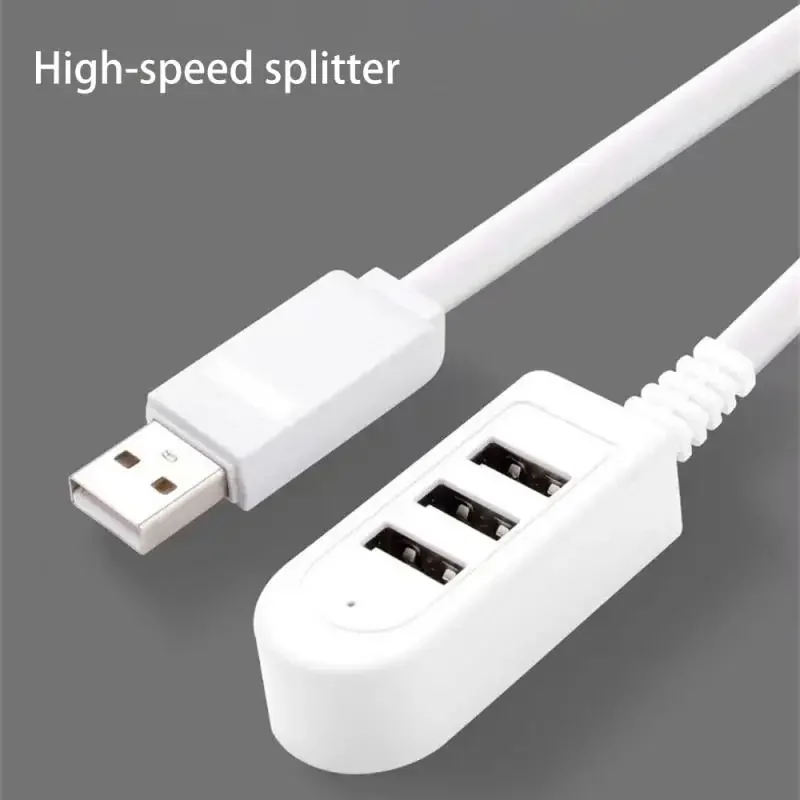 Hub One Drag Three Easy To Install Data Line Computer Splitter Multi-function Hub Extension Cord High Efficiency Spare Parts