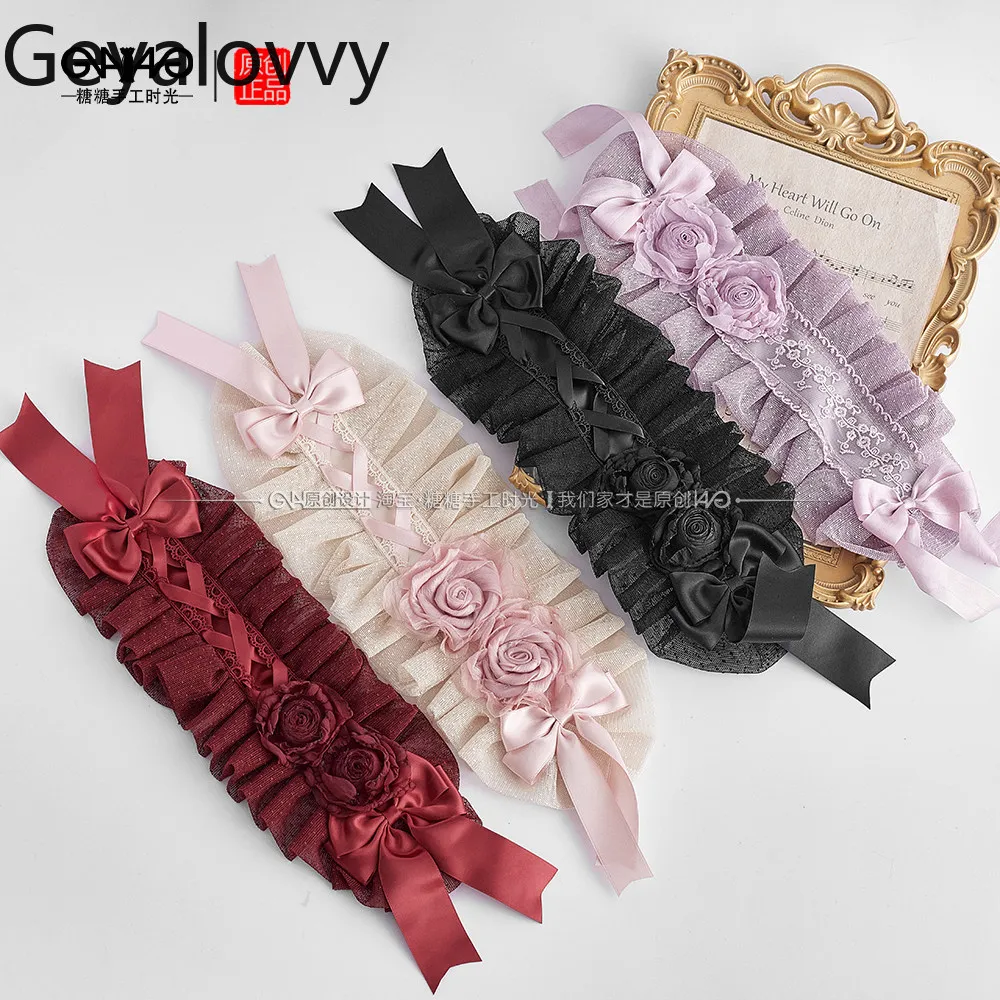 

Women's Accessories Original Handmade Lolita Hair Accessory Sweet and Cute Bow Lace Headband Fashion 2026 New New Headwear