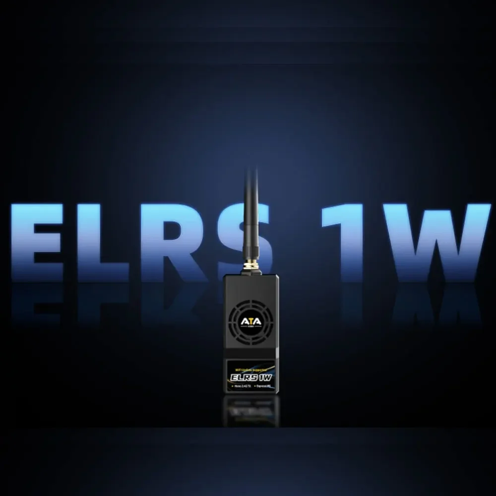 Radiolink ATA 2,4 GHz ELRS Nano Micro módulo - Control remoto de baja latencia de largo alcance de 1 W Compatible con controladores multimodelos