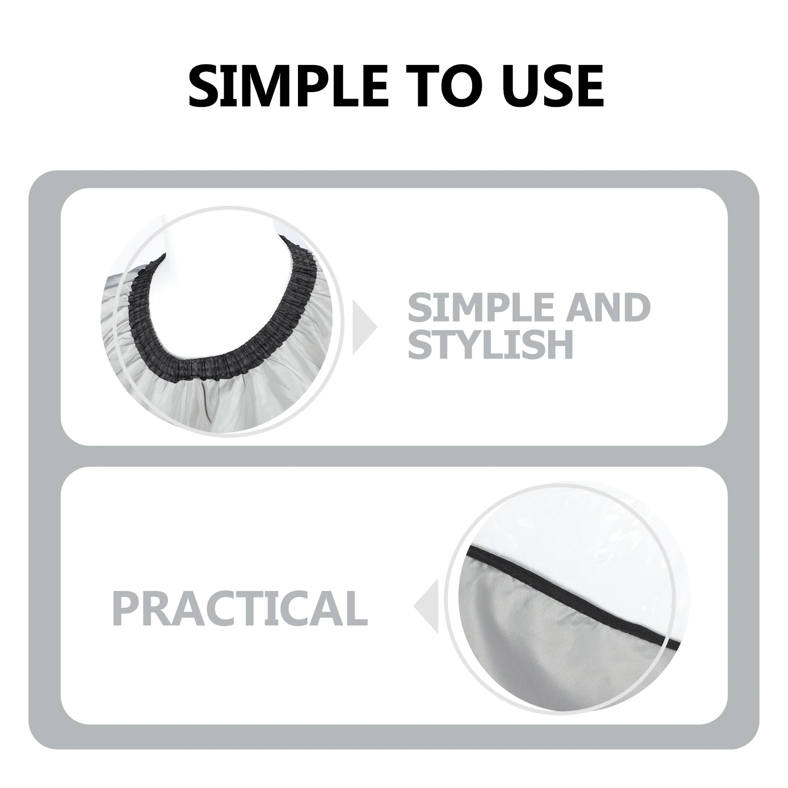 

Barber Hair Cutting for Adults Large Size Anti wrinkle Salon Cape Pongee Barbershop Smock Hairdressers Cape Hair Cutting Kit