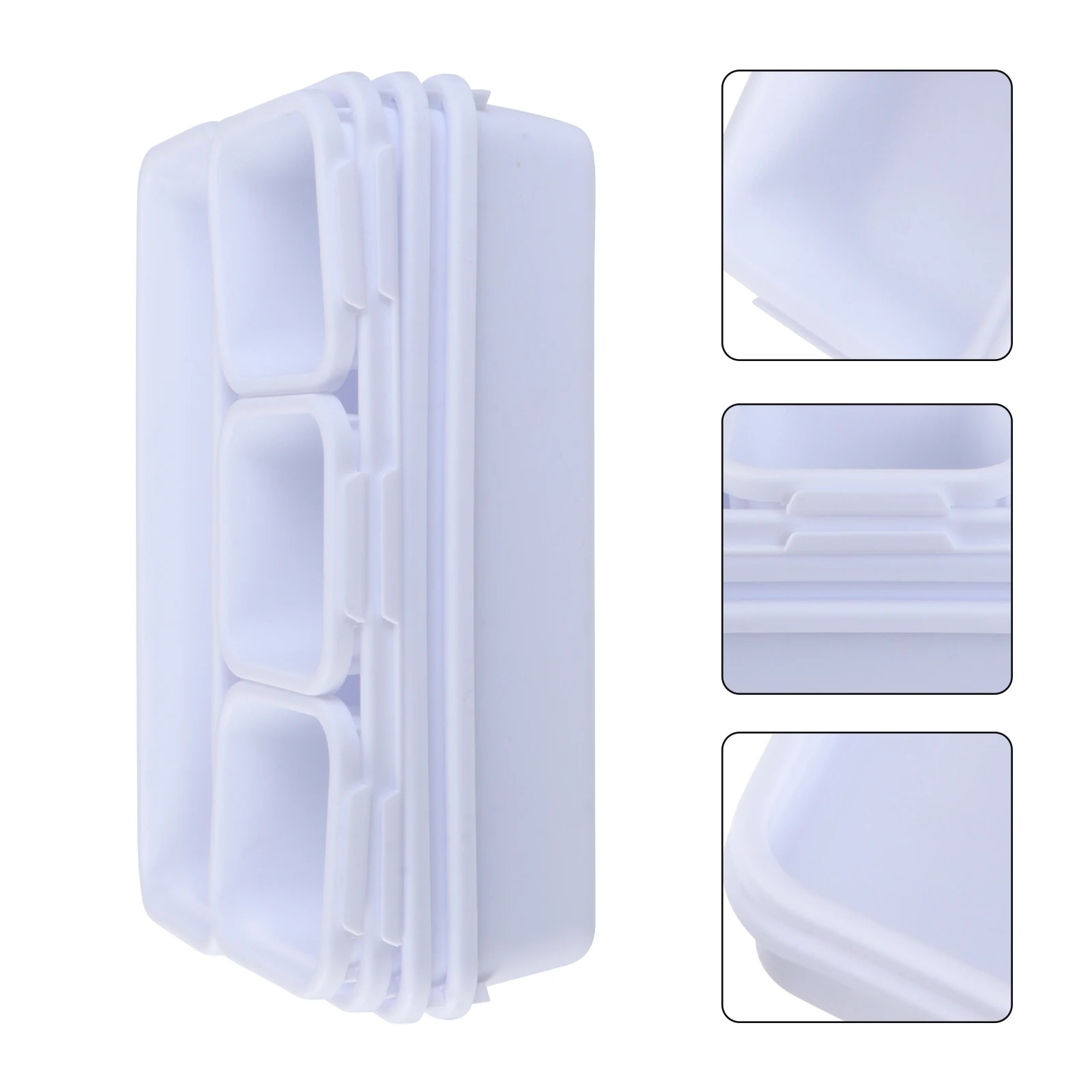 

8pcs Household Container Plastic Sundries Box Large Capacity Desktop Organizer Dormitory Storage Basket Elegant Design