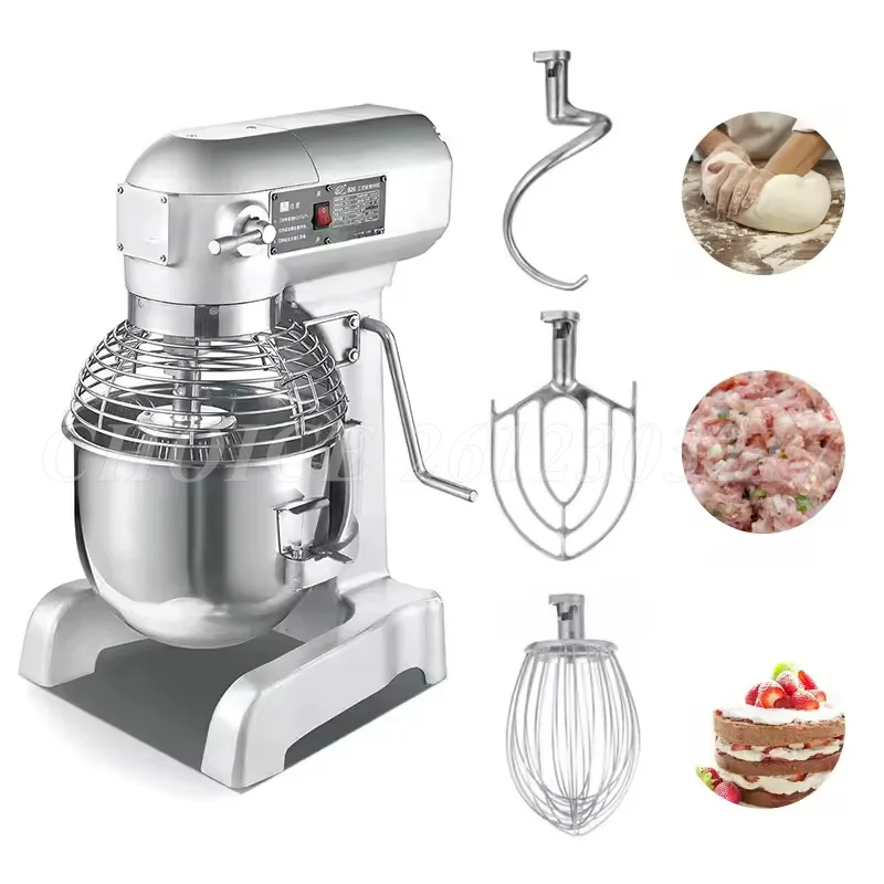 Commercial Kitchen Appliances 10/15L Stand Electric Kitchen Mixer Food Processor Dough Kneading Machine Cream Egg Whisk Mixer