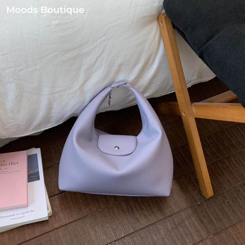 

Simple Fashion Top-handle Bags For Women Soft PU Leather Pure Color Shoulder Cross Body Bag 2026 Latest Luxury Designer Handbags