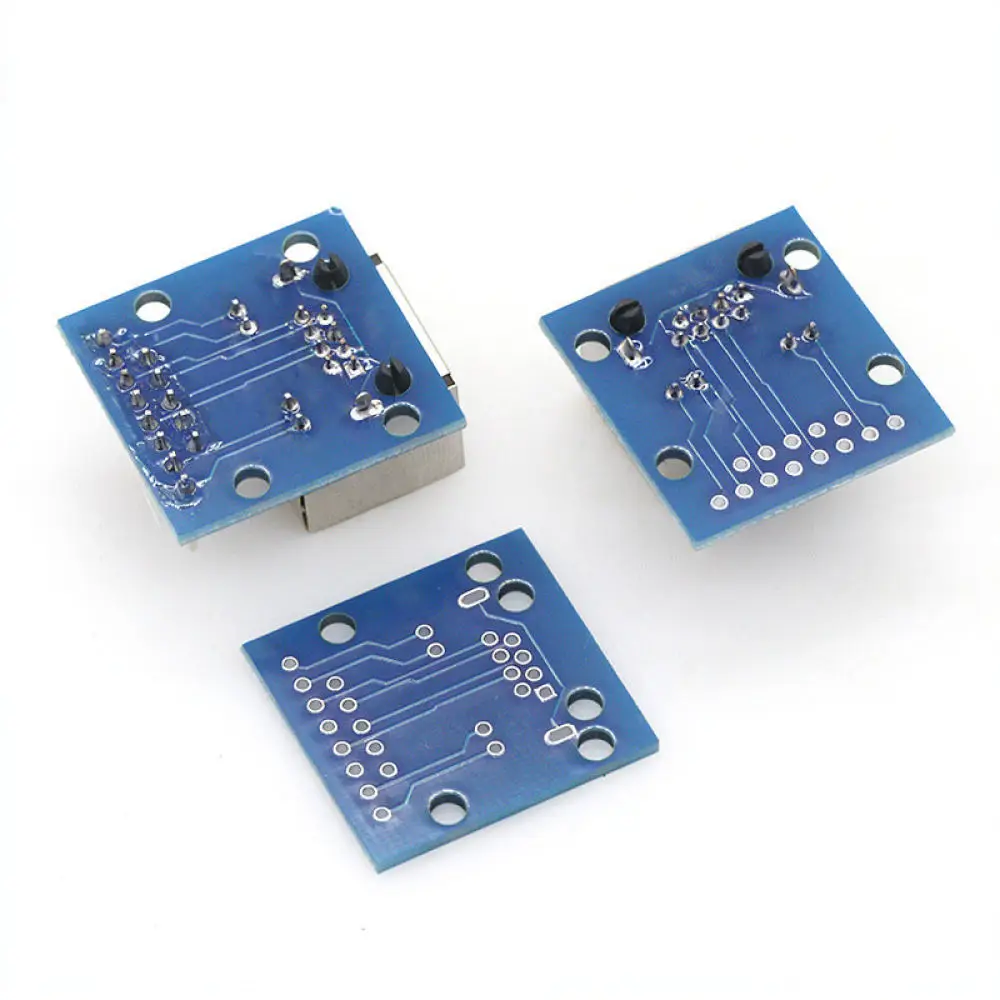 RJ45 Ethernet Connector Breakout Board Module With LED Indicator DIP 2 54mm Pitch Prototype PCB For Yuanlitai Networking