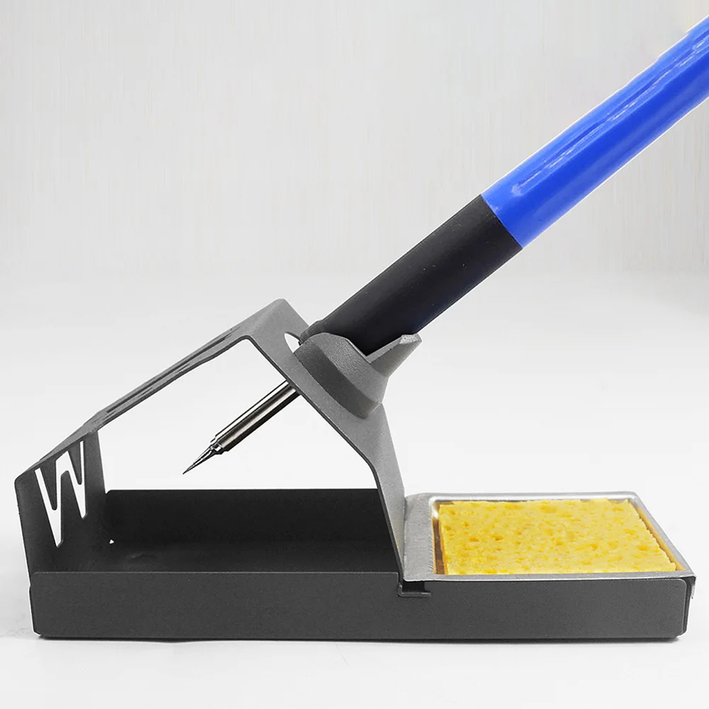 1pc Soldering Iron Stand Soldering Iron Metal Stand Holder For T12X Soldering Iron Handles High Temperature Resistance Welding