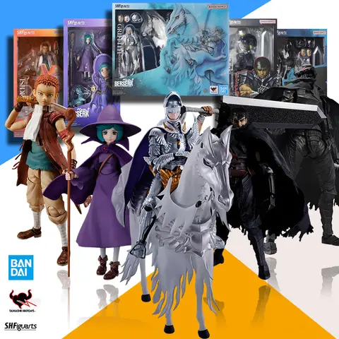 BANDAI Original Model Kit SHF BERSERK ISIDRO GRIFFITH Action Figure Model Toys Gifts for Children Foam Box Packaging 125mm