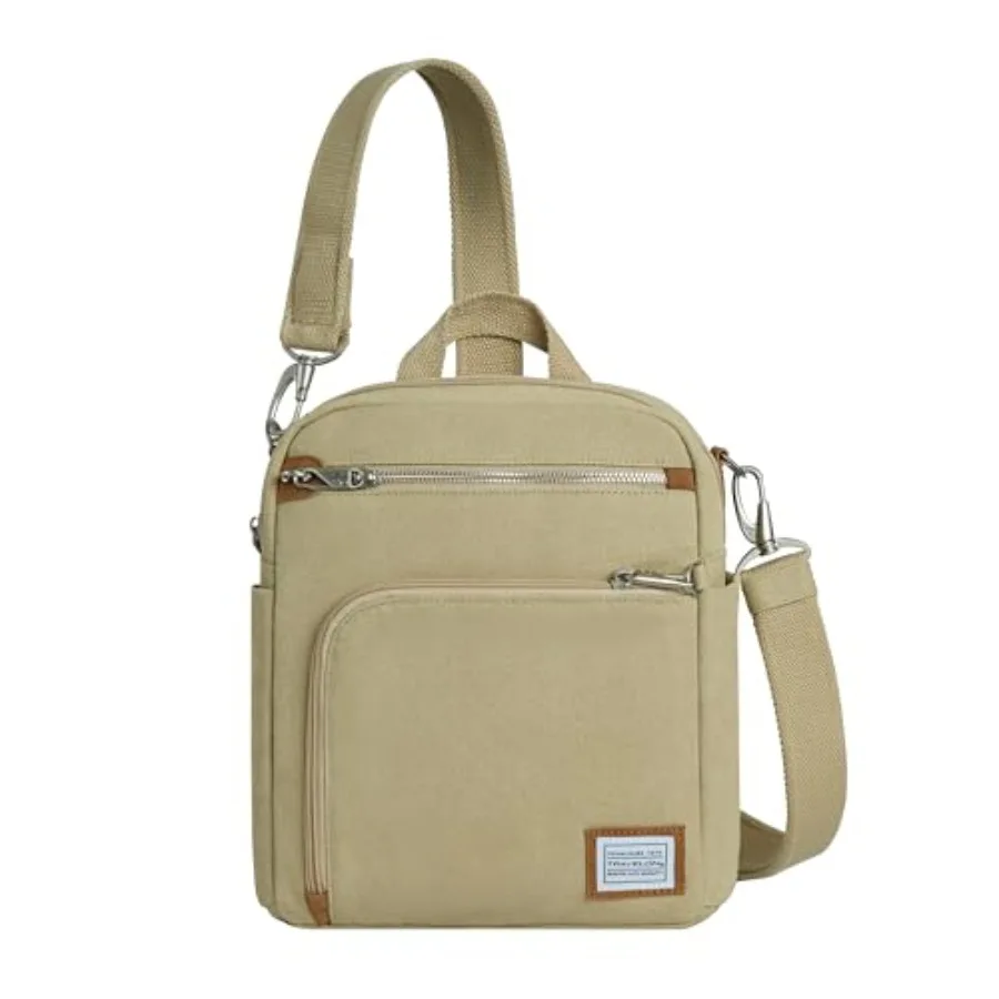 

Anti-Theft Heritage Tour Bag for Travel Durable Polyester Material Black Color Secure Zipped Compartments and Shoulder Strap