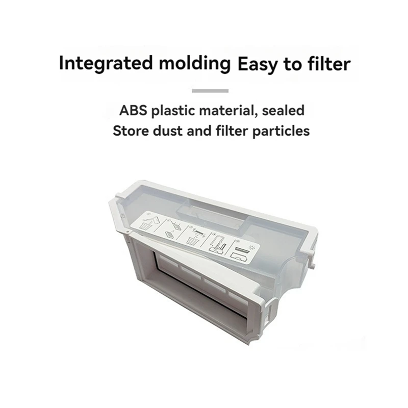 صندوق غبار لـ Ecovacs Deebot N20 Pro/Family جهاز آلي لتنظيف الأتربة قطع غيار قابلة للاستبدال سلة المهملات