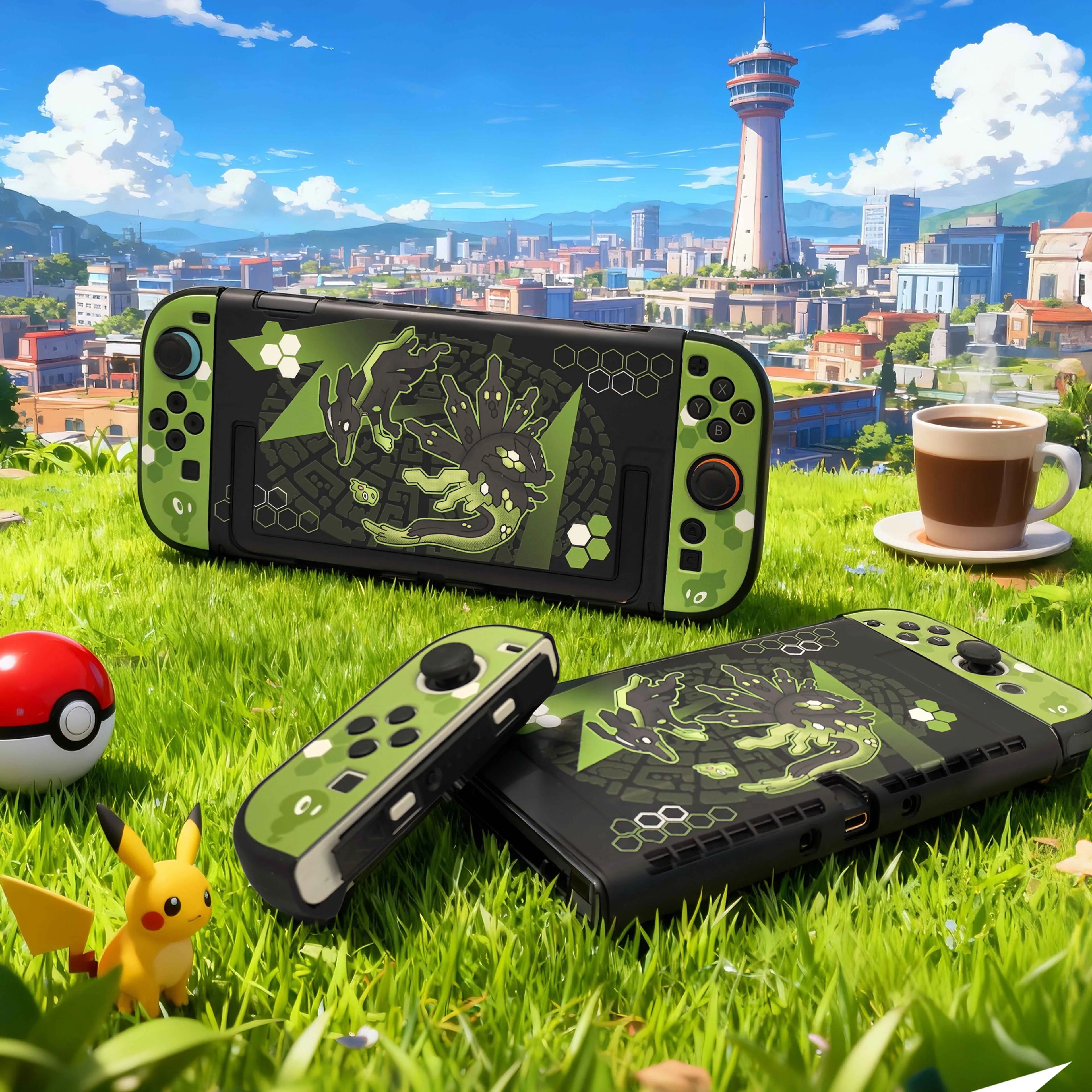 LEGENDS Z-A Funda protectora para Switch 2, diseño de carcasa dividida de dos piezas - Accesorios para consola NS2/OLED Cubierta para juegos