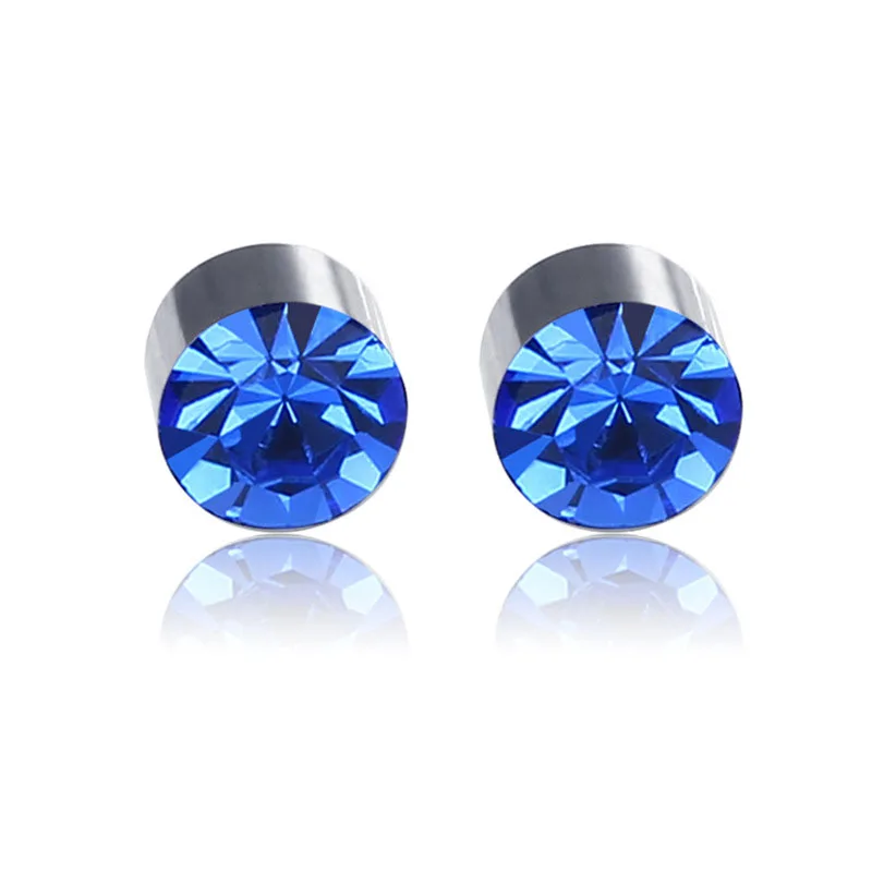 

Fashion Colored Diamond Women's Earrings Non-Perforated Magnetic Zircon For Women Men Kids Pearl Earrings Non-Perforated Crystal