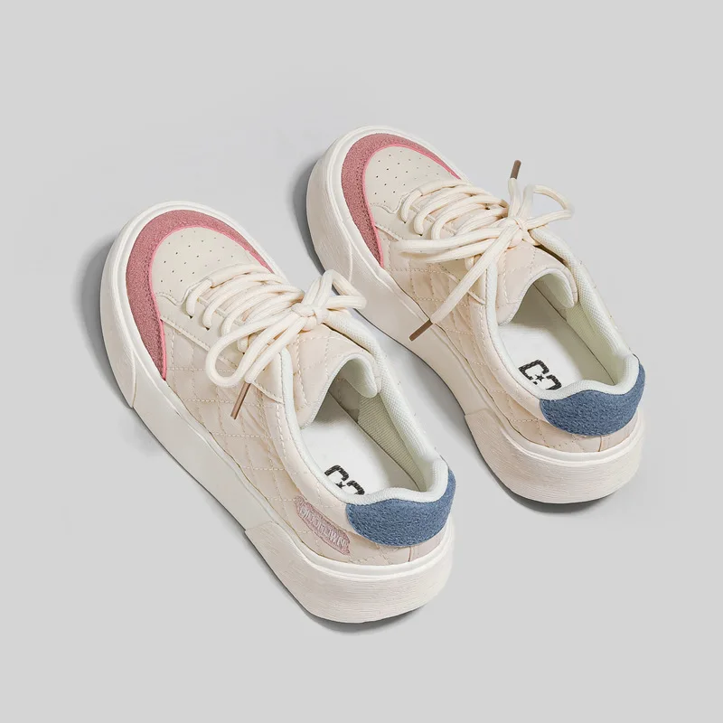 New Sneakers Women Casual Ladies Flats Cute Pink High Quality Brand Platform Woman Sports Canvas Female Vulcanized Shoes Girls