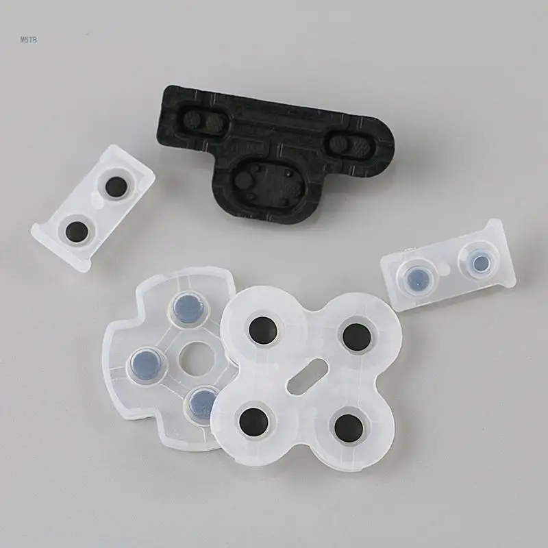 5Pcs/Set Silicone Conductive Rubber Pad Keypads Replacement for PS3Controller Repair Gaming Accessories Dropship