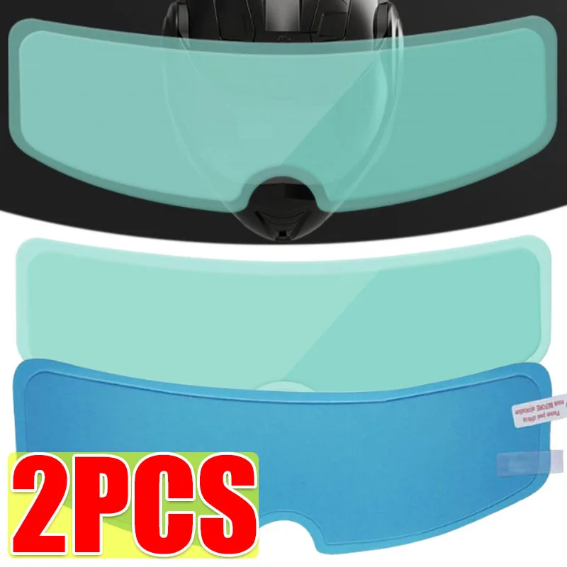 

Helmet Transparent Rainproof Universal Film Lens Nano-Coated Anti-Fog Film Sticker Motorcycle Helmets Rainy Day Safety Riding