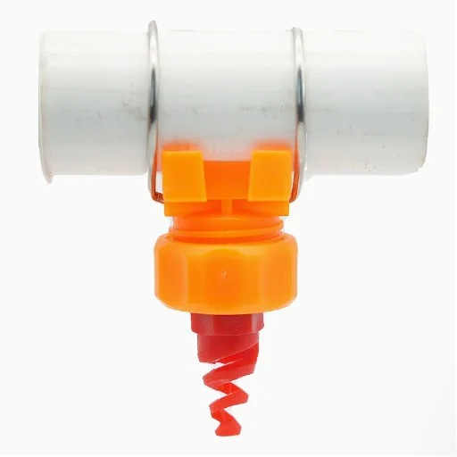 PP Spiral Nozzle with Clamp Acid Resistant Industrial Spray for Desulfurization Waste Gas Scrubbing Tower Anti-Clogging C