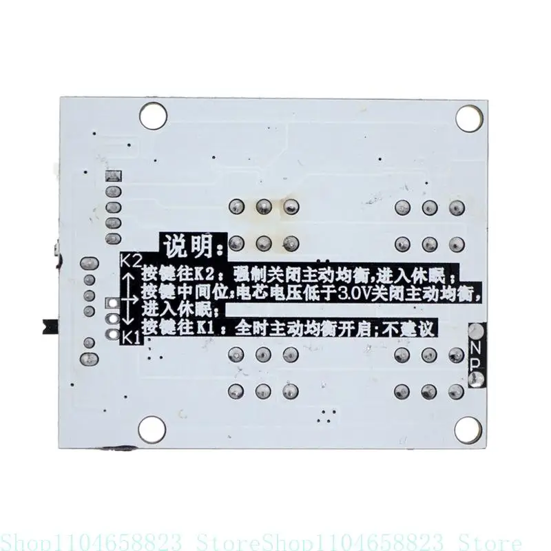 2A 10mV 4S Balance Board Lifepo4 LTO Lithiumbatterij Actieve Module Board Eenvoudig te installeren