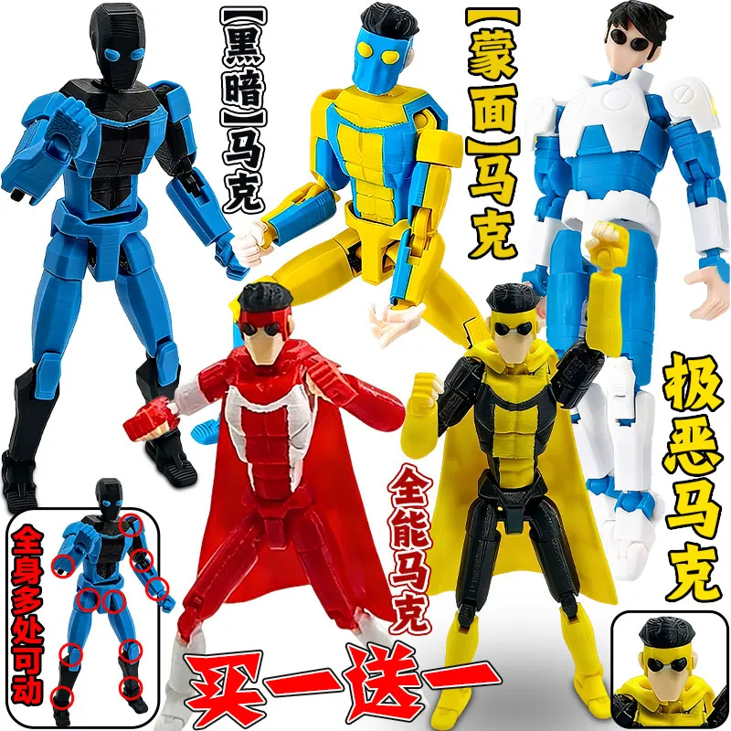 Figura Articulada Impresa en 3D del Héroe Joven Invencible Mark, Modelo de Adorno, Juguetes para Niños, Regalos Geniales, Producto Nuevo para Hombres, En Stock