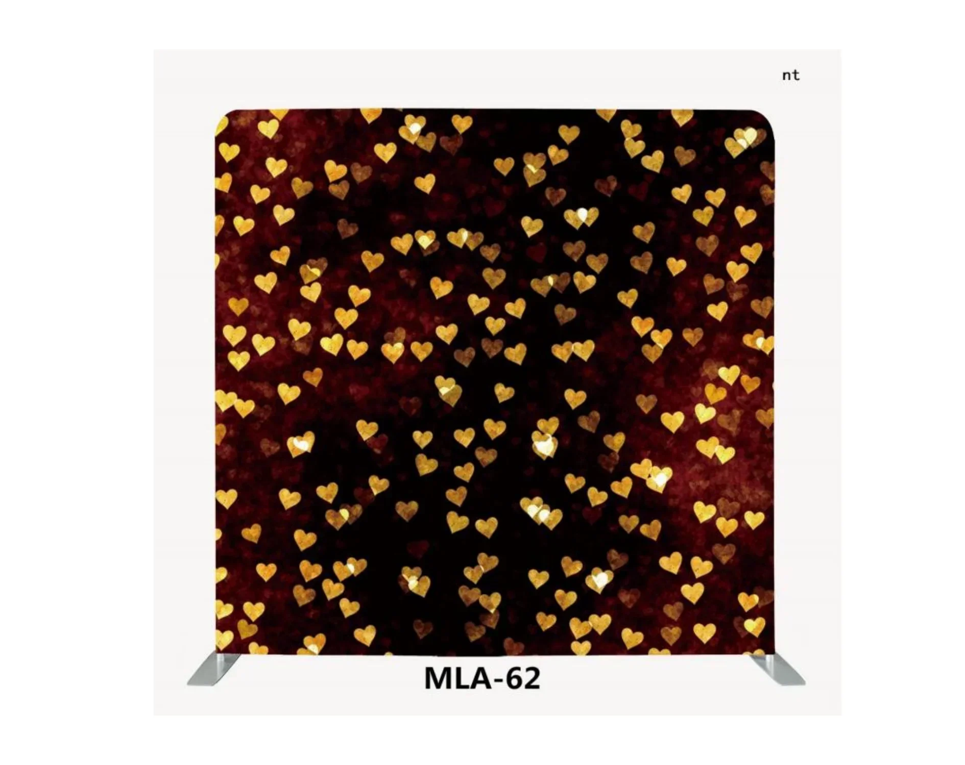 Hot SalesBlack Gold Tension Fabric Pillow Case Photo Booth Backdrop Stand Wedding Decoration Supplies