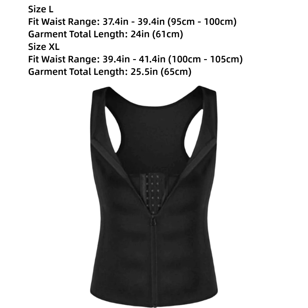 Compressed Men Shapewear Compression Design Front Zipper Slimming Body Shaper Sleeveless Tank Cut With Zipper Zipper Underwear view 4