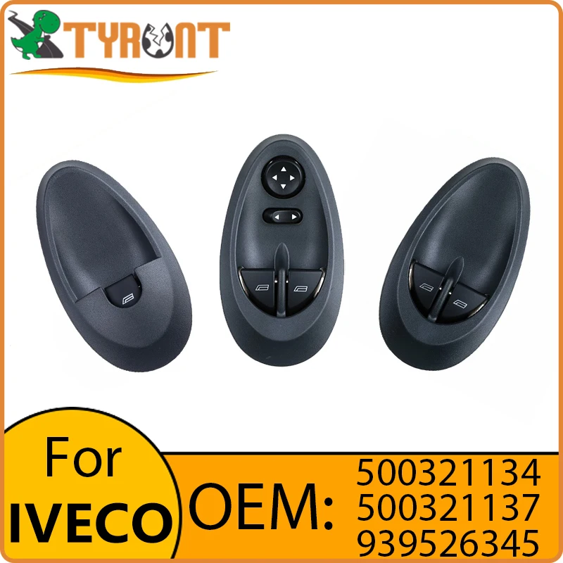 

New TYRNT Car Electric Window Lift Control Switch 500321137 500321134 939526345 For IVECO DAILY Car Mirror Adjustment Button