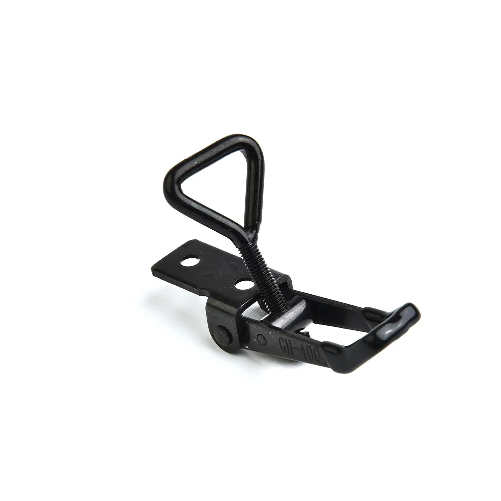 GH-4001 Black Adjustable Toggle Clamp Steel Hasp Catch Clip Quick Fixture 220lbs Herramientas Hand Tools Navaja