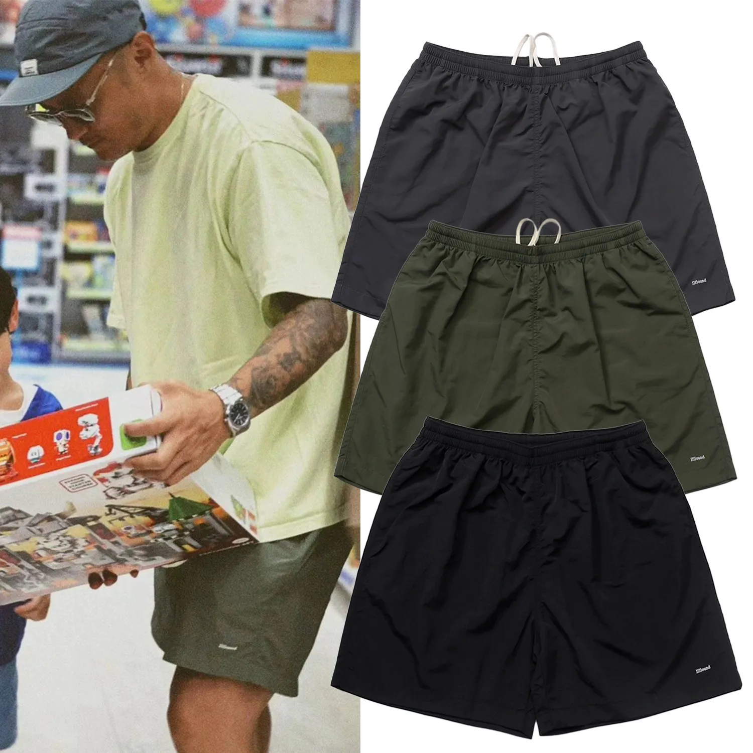 Camping lightweight summer waterproof quick-drying sports beach shorts JJJJOUND