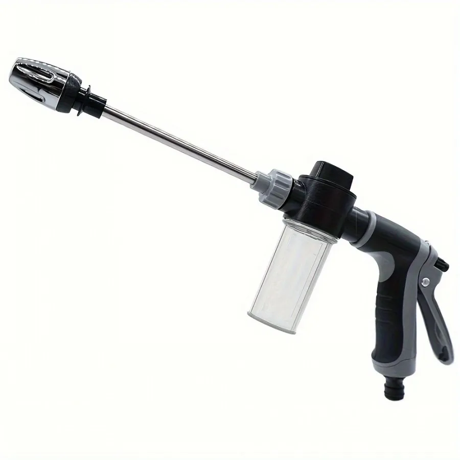 Hogedruk autowaswaterpistool, externe reiniging van camper, schuimketelreiniging, tuinwaterslangmondstuk, tuindouche,