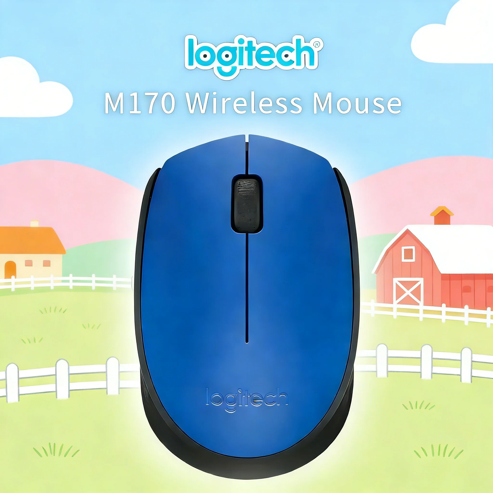 

Беспроводная оптическая мышь Logitech M170 — 12 месяцев автономной работы, дальность 10 м, защита от помех для работы с несколькими устройствами в офисе