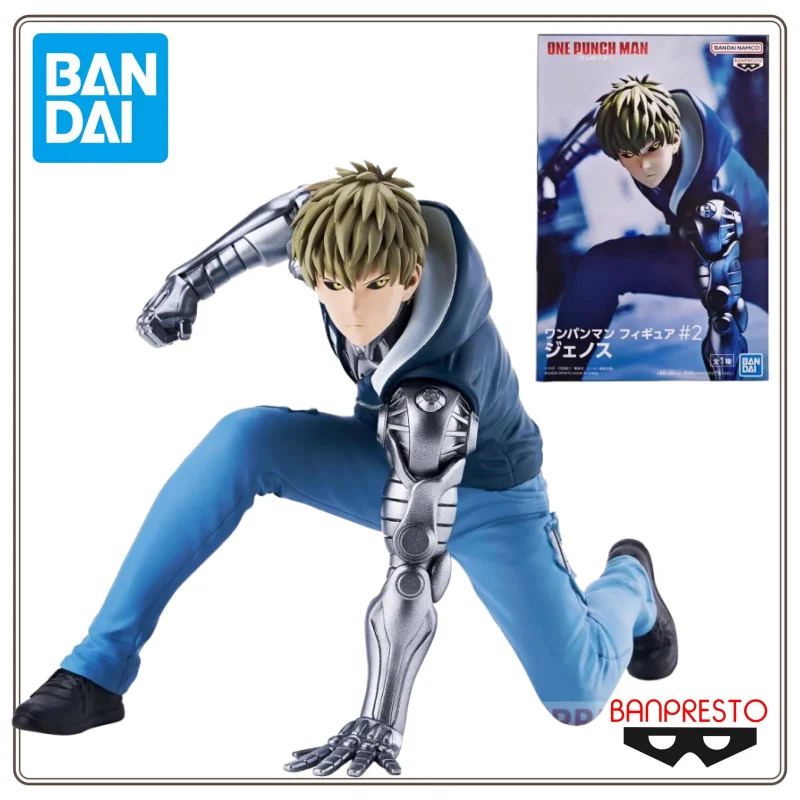 جديد الأصلي بانداي بانبريستو واحد لكمة رجل جينوس أنيمي عمل أرقام نموذج الحلي هدية لمحبي أنيمي هدية واقعية الشكل #1