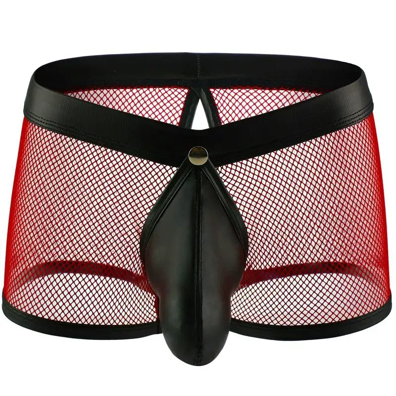

Men's Low Waist Breathable Underwear Comfortable Flat Pants Flexible Fit Briefs Lightweight Home Clothes Underwear