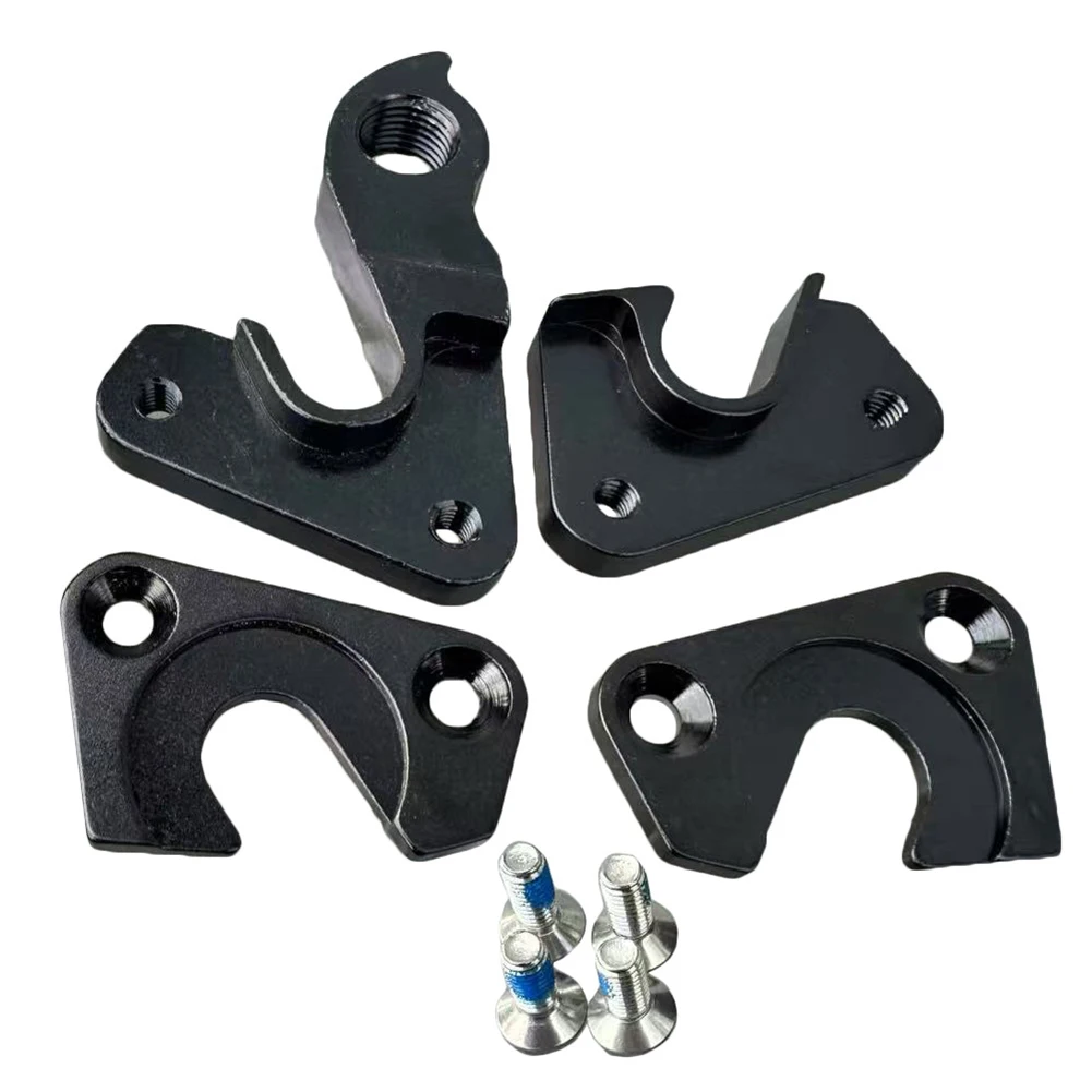 

Вешалка для заднего переключателя горного велосипеда с 4 винтами из алюминиевого сплава с ЧПУ для надежной поддержки переключателя и безопасности рамы