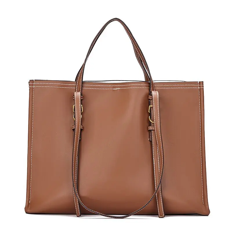 NEW Brand Designer Leather  High-end Feel Retro Shoulder Bag Versatile Women Crossbody Super Popular Handbag big Bag