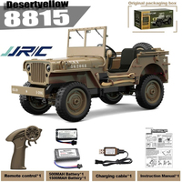1:10 Jeep JJRC C8815 Rc Vehicle MB 2.4g Four-wheel Drive RTR Track Climbing Scale Military Truck Off-road Vehicle Adult Toy