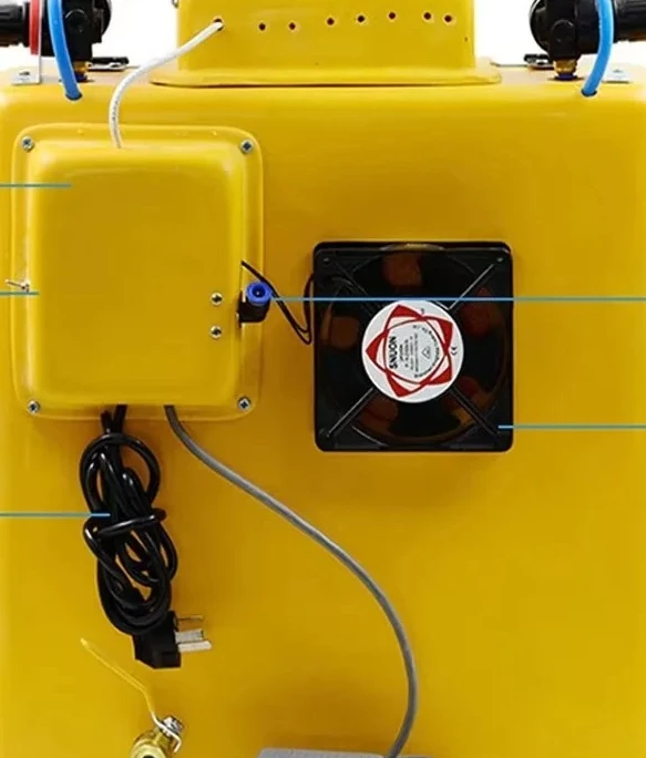 

Portable small glass and metal polishing equipment, pneumatic sandblasting machine