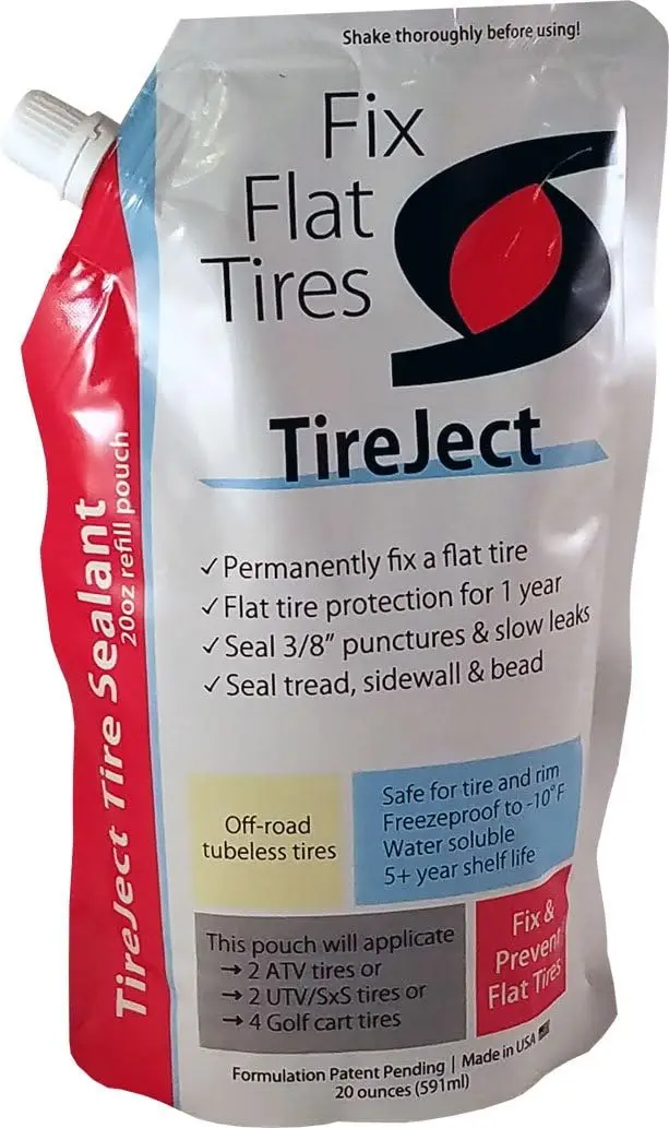 

Off-Road Tire Sealant Refill (20oz) - Fix & Prevent Flat Tires for ATV, UTV, SxS, Lawn Mower, Golf Cart, Tractor
