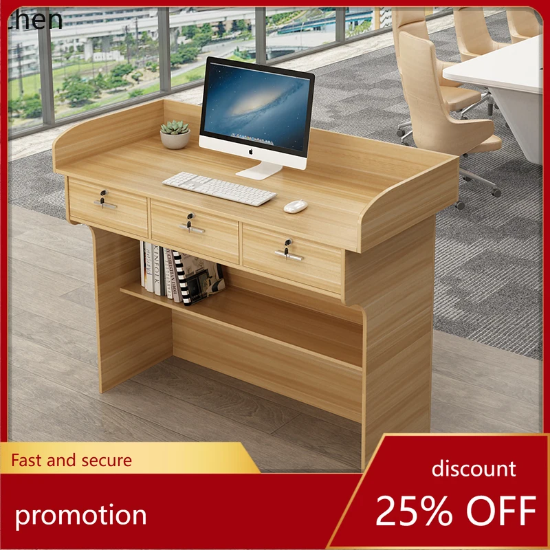 HT Lecture Reception Desk Simple Modern Lecture Table Emcee Hosting Desk Reception Desk